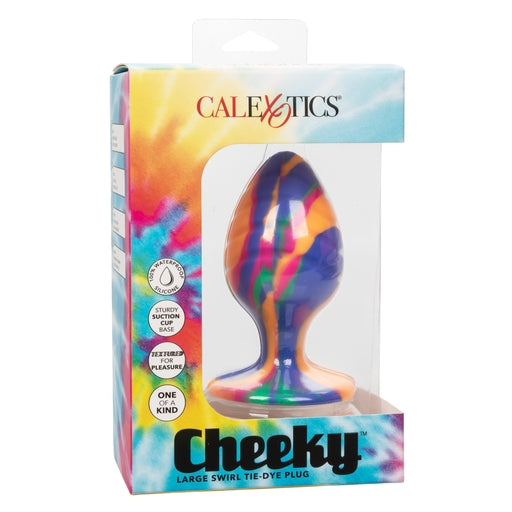Cheeky Large Swirl Tie-Dye Plug-SE-0439-20-3