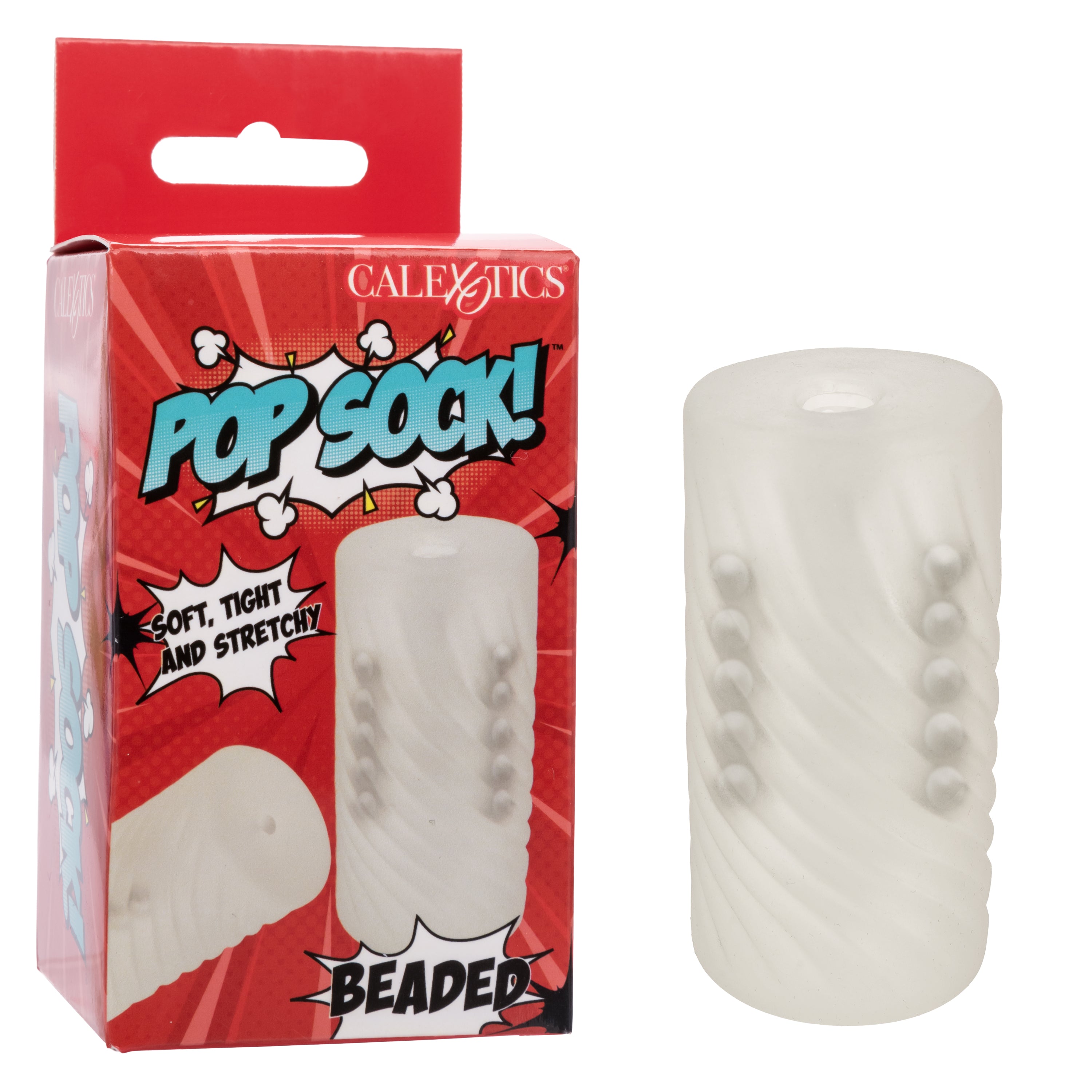 POP SOCK! BEADED CLEAR-SE-0936-34-3