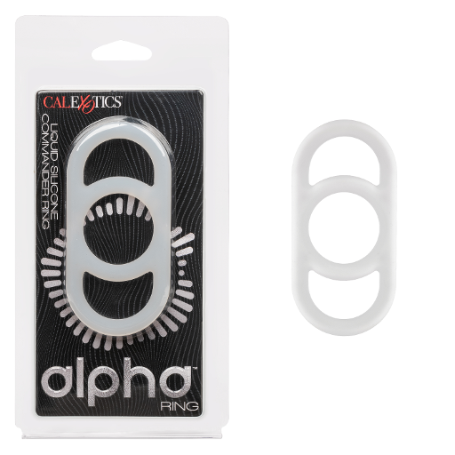 Alpha Liquid Silicone Commander Ring - Natural-SE-1492-20-2