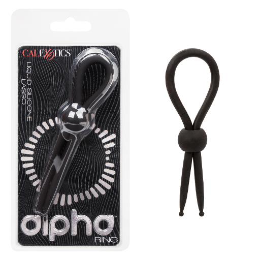 Alpha Liquid Silicone Lasso - Black-SE-1492-26-2