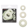 Alpha Glow-In-The-Dark Liquid Silicone 3 Ring Set-SE-1492-33-2