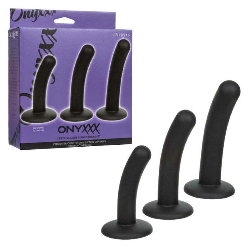 Onyxxx� 3 Piece Silicone Curved Probe Set-SE-1496-00-3