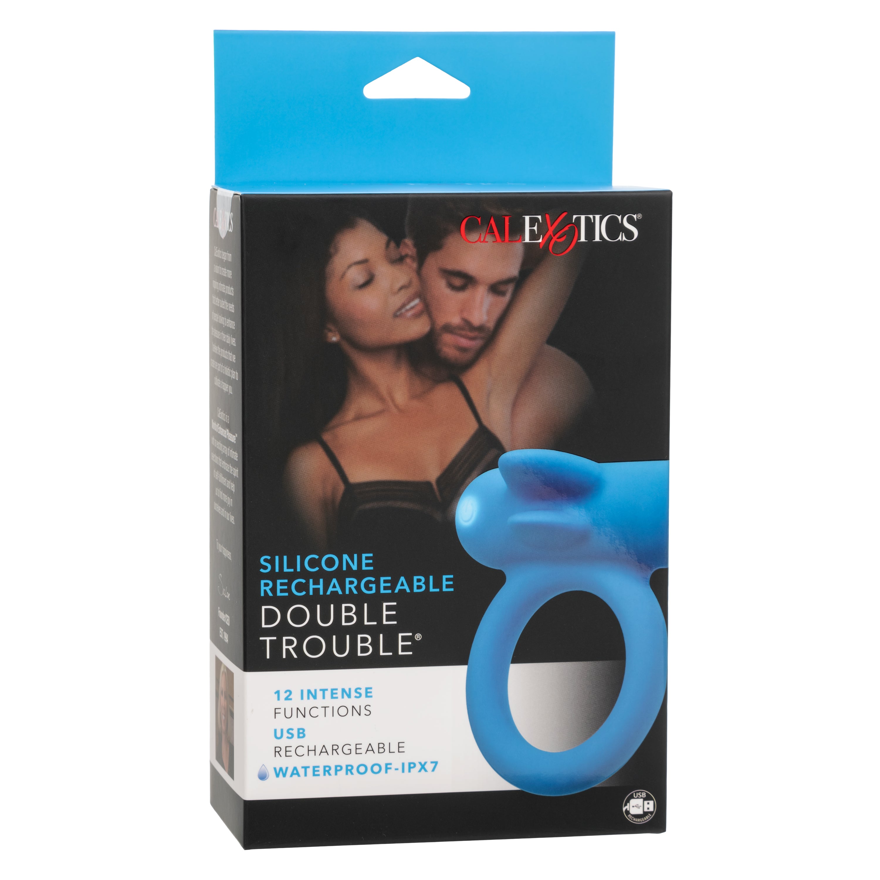 Silicone Rechargeable Double Trouble�-SE-1841-09-3