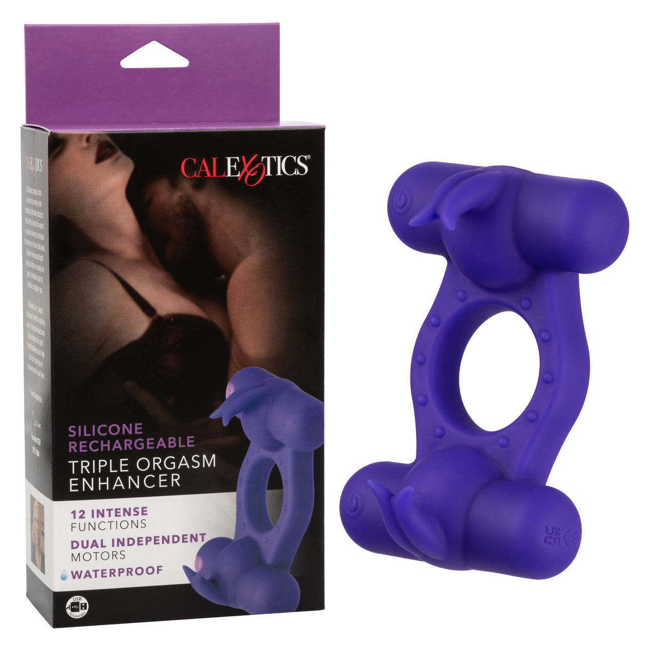 Silicone Rechargeable Triple Orgasm Enhancer-SE-1843-50-3