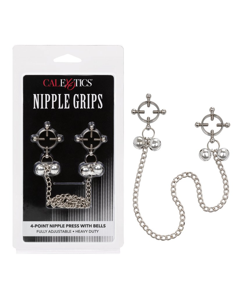 Nipple Grips 4-Point Nipple Press with Bells-SE-2552-05-2