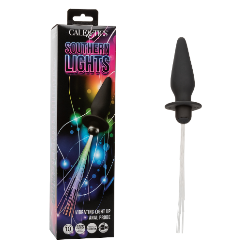Southern LightsT Vibrating Light Up Anal Probe - Black-SE-2655-05-3