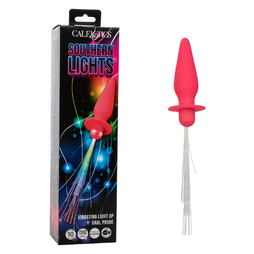 Southern LightsT Vibrating Light Up Anal Probe - Pink-SE-2655-10-3