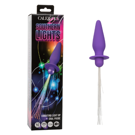 Southern LightsT Vibrating Light Up Anal Probe - Purple-SE-2655-15-3
