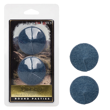 Ride Em Premium Denim Collection Round Pasties-SE-2708-05-2
