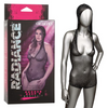 Radiance Plus Size Hooded Deep V Bodysuit-SE-3000-75-3
