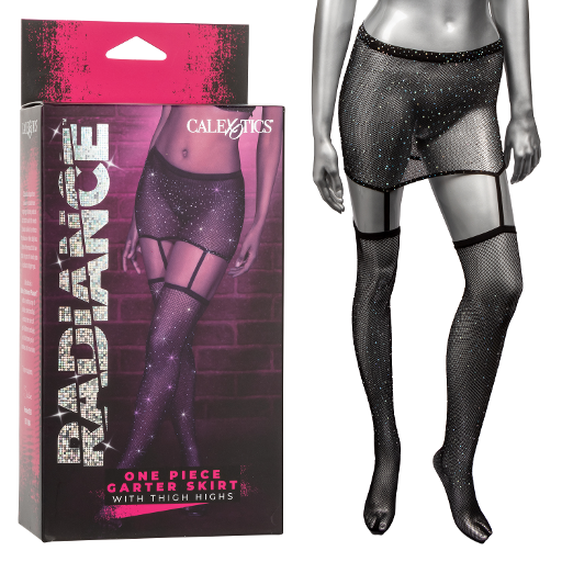 Radiance One Piece Garter Skirt With Thigh Highs-SE-3001-50-3