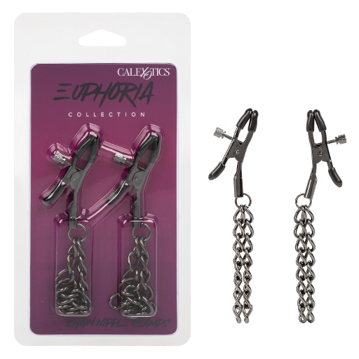 Euphoria Collection Chain Nipple Clamps-SE-3100-07-2