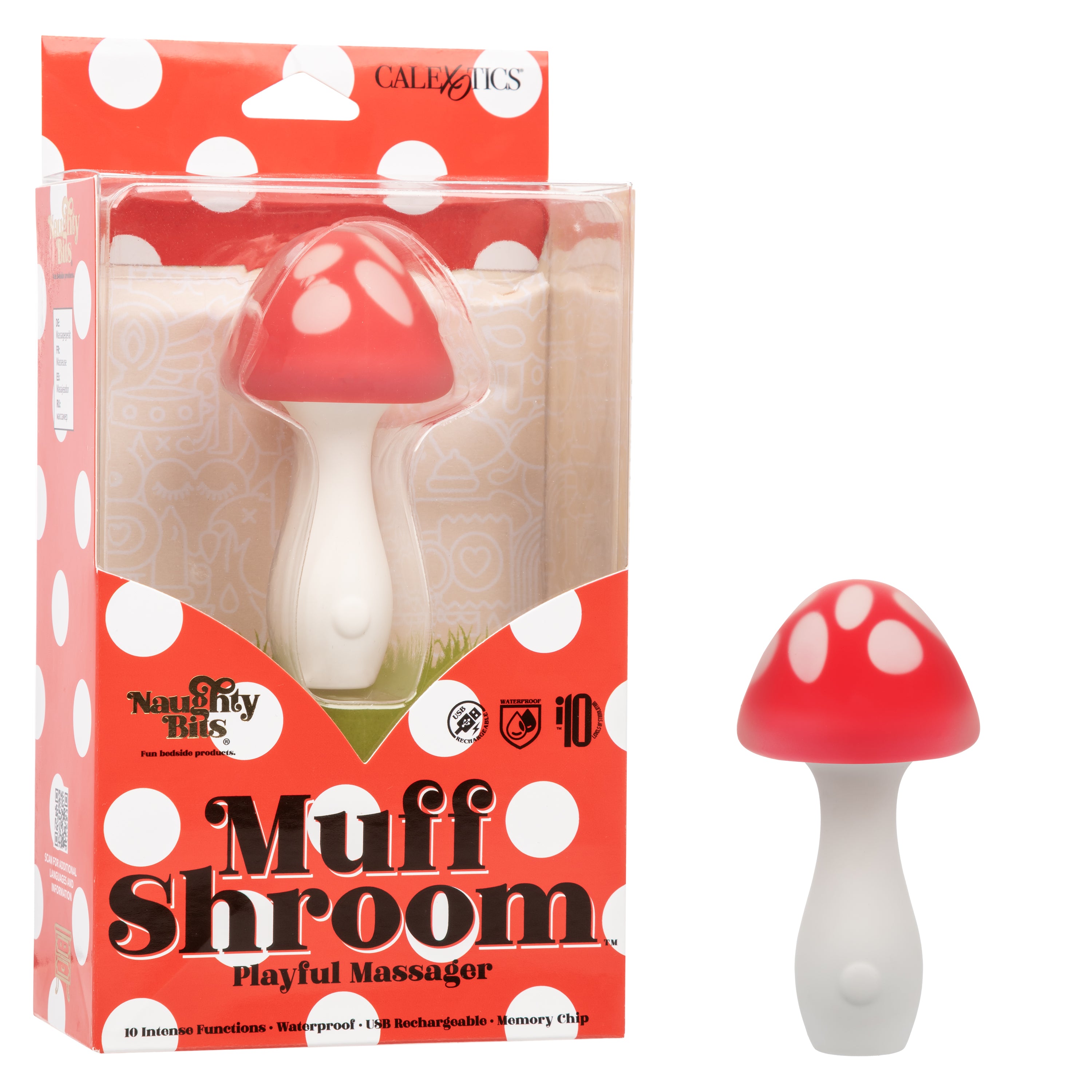 Naughty Bits� Muff ShroomT Playful Massager-SE-4410-23-3