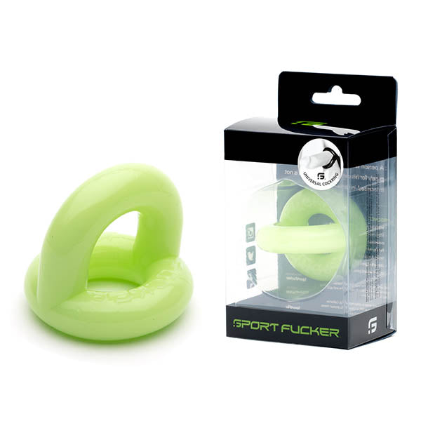 Sport Fucker Universal Cock Ring - Glow in Dark Cock & Balls Ring-SF10023