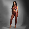 SHEER FANTASY UNDIVIDED ATTENTION - 1Size - Burgundy - One Size-SF988-OS-B