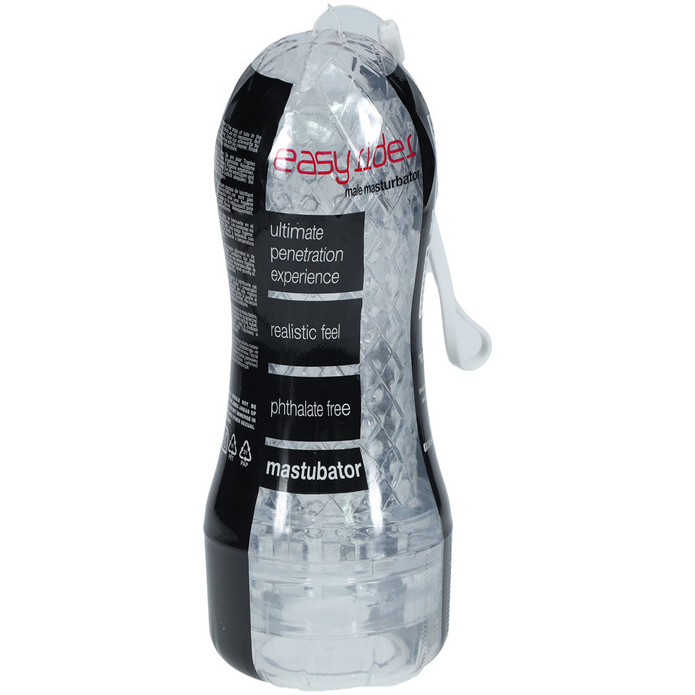 SHOTS Easy Rider - Clear - Clear Vagina Stroker-SHT439TRA