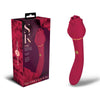 Secret Kisses ROSEGASM LINGO - Rose Red 20.3 cm Dual Vibrator & Flicking Stimulator-SK-1029