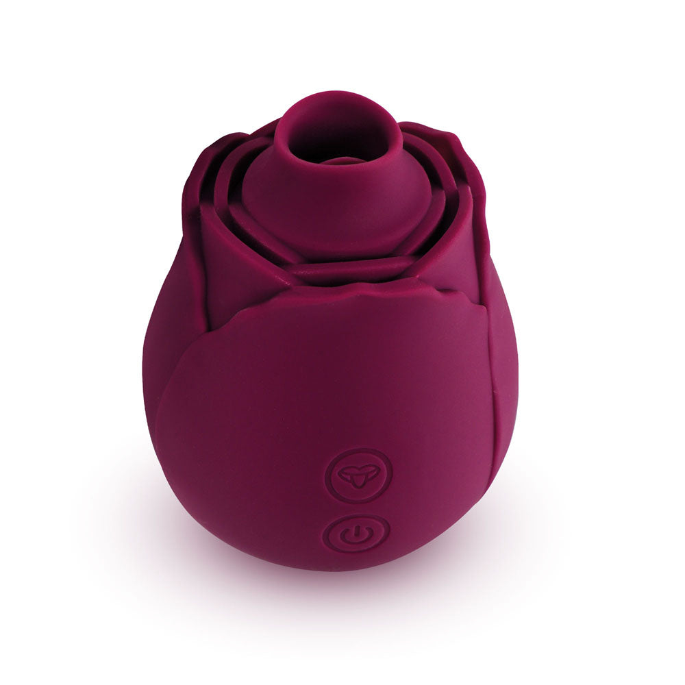 Skins Rose Buddies - The Rose Flutterz - Purple USB Rechargeable Flicking Rose Stimulator-SKRBRFZ