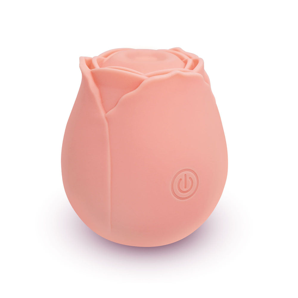 Skins Rose Buddies - The Rose Purrz - Light Pink USB Rechargeable Pulsing Rose Stimulator-SKRBRP