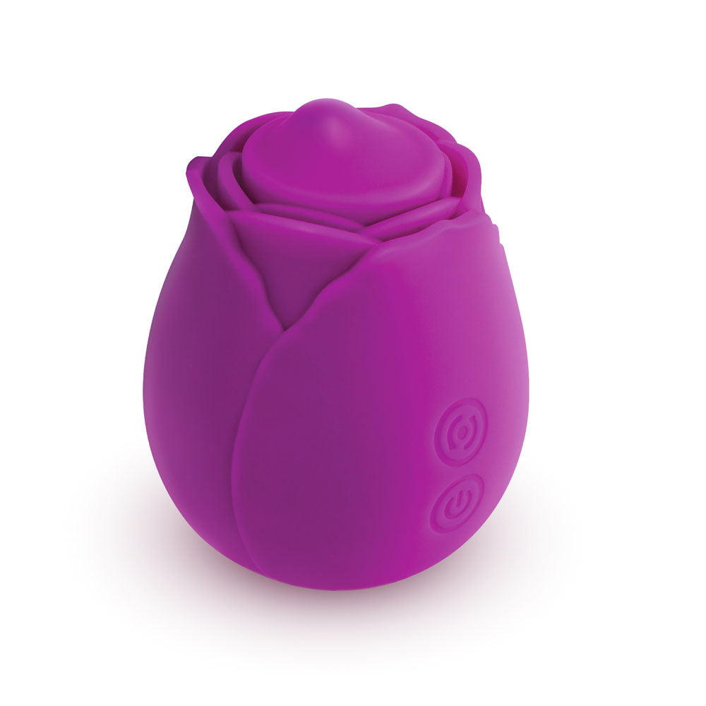 Skins Rose Buddies - The Rose Twirlz - Purple USB Rechargeable Twirling Rose Stimulator-SKRBRT