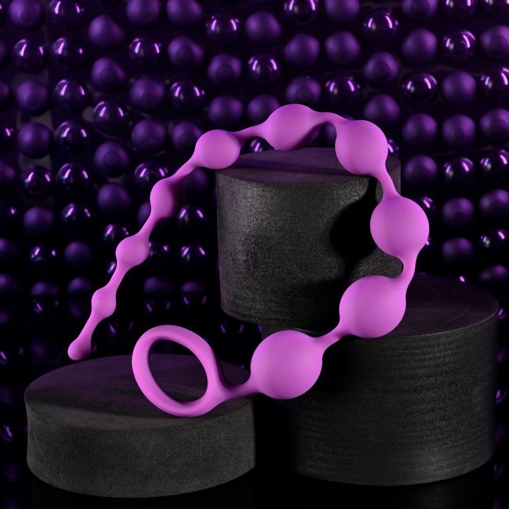 Selopa BEADED ADVENTURE - Purple 35.5 cm Anal Beads-SL-BP-5759-2