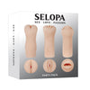 Selopa PARTY PACK - Light - Flesh Strokers - Set of 3-SL-MS-3489-2