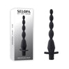 Selopa VIBRATING BUTT BEADS - Black 22 cm USB Rechargeable Vibrating Anal Beads-SL-RS-3342-2