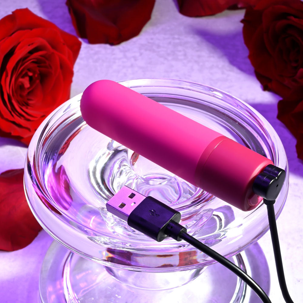 Selopa TINY TEMPTATION - Pink 9.2 cm USB Rechargeable Bullet-SL-RS-3373-2