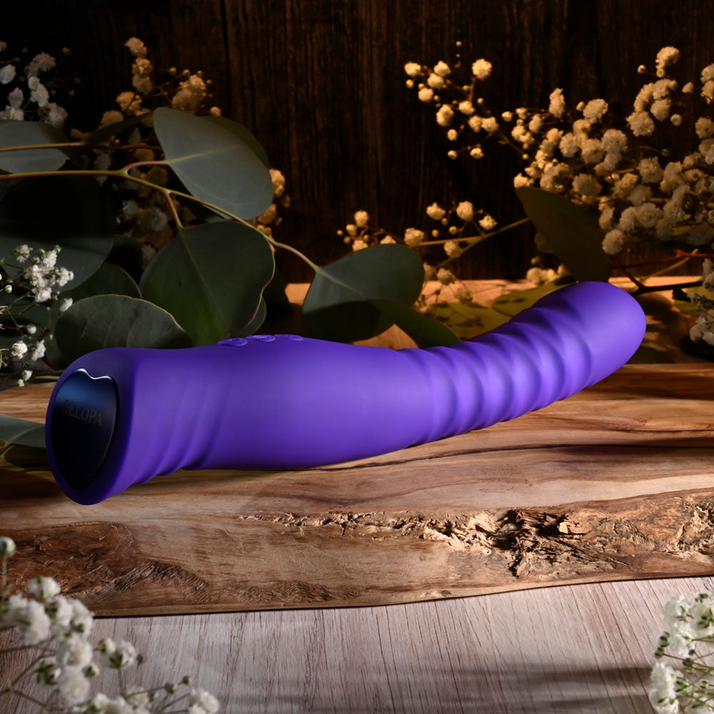 Selopa TRIXXXIE - Purple 22.2 cm USB Rechargeable Vibrator-SL-RS-5223-2