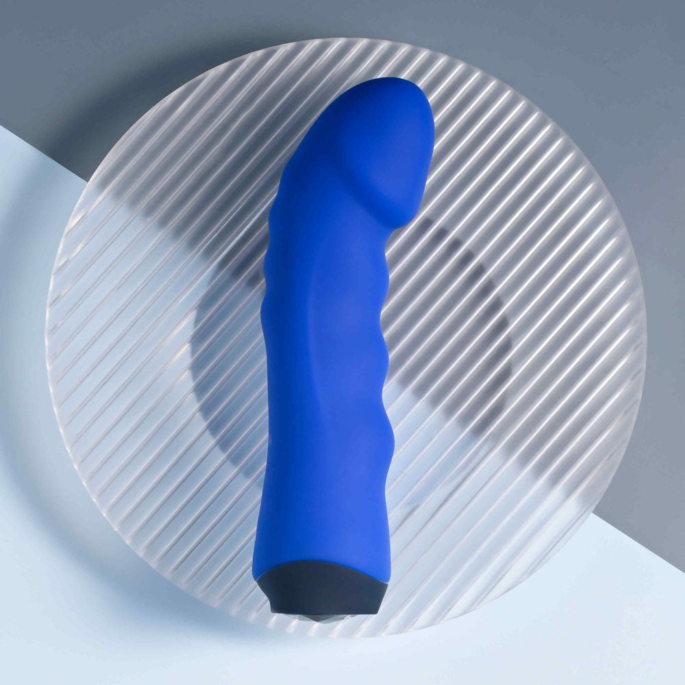 Selopa BLUE BANGER - Blue 13.6 cm USB Rechargeable Vibrator-SL-RS-5414-2