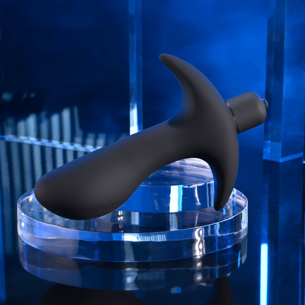 Selopa P-SPOT TRAINER - Black 12.7 cm Vibrating Prostate Massager-SL-VB-5780-2