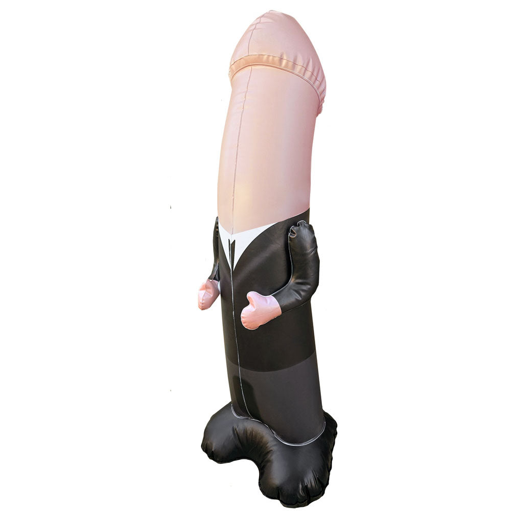 S-LINE The Dickheads - Groom Bop Bag - 100 cm Inflatable Penis Punching Bag-SLI238FLE