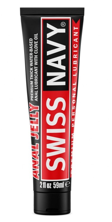 Swiss Navy Water Base w/Clove Anal Jelly 2oz-SNAJ2