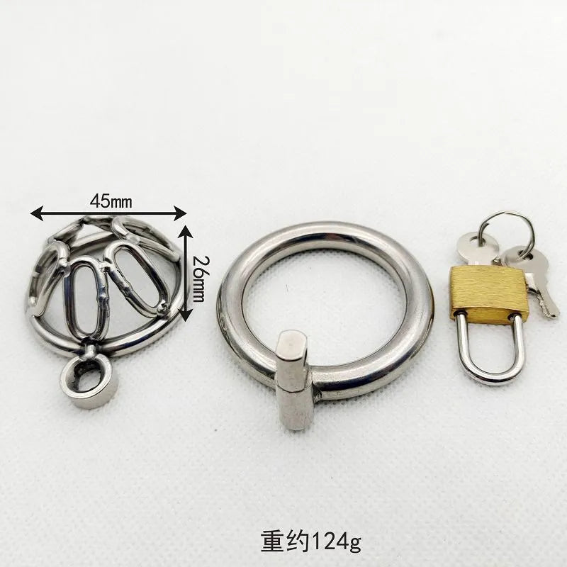 Padlock Chastity Cage - 45mm (1.77in)