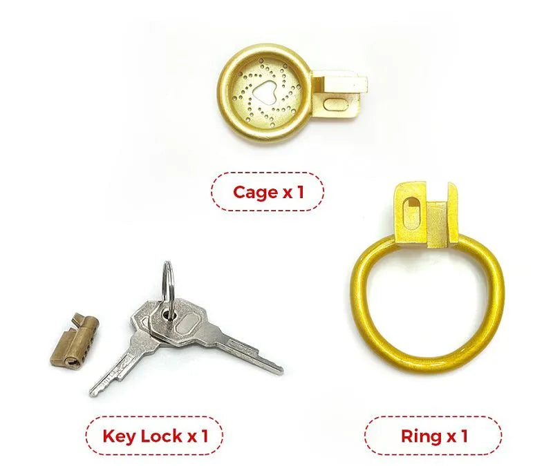 Flat 3D Chastity Cage 46mm