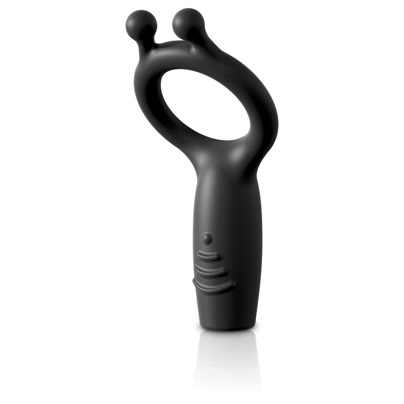 Sir Richards Vibrating Silicone Super C-Ring - Grey USB Rechargeable Vibrating Cock Ring-SR1058