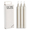 LaCire Drip Pillar Candles - White - White Drip Candles - Set of 3-SS05203