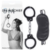 Sex & Mischief Shadow Cuff Kit - Black - 2 Piece Set-SS09807