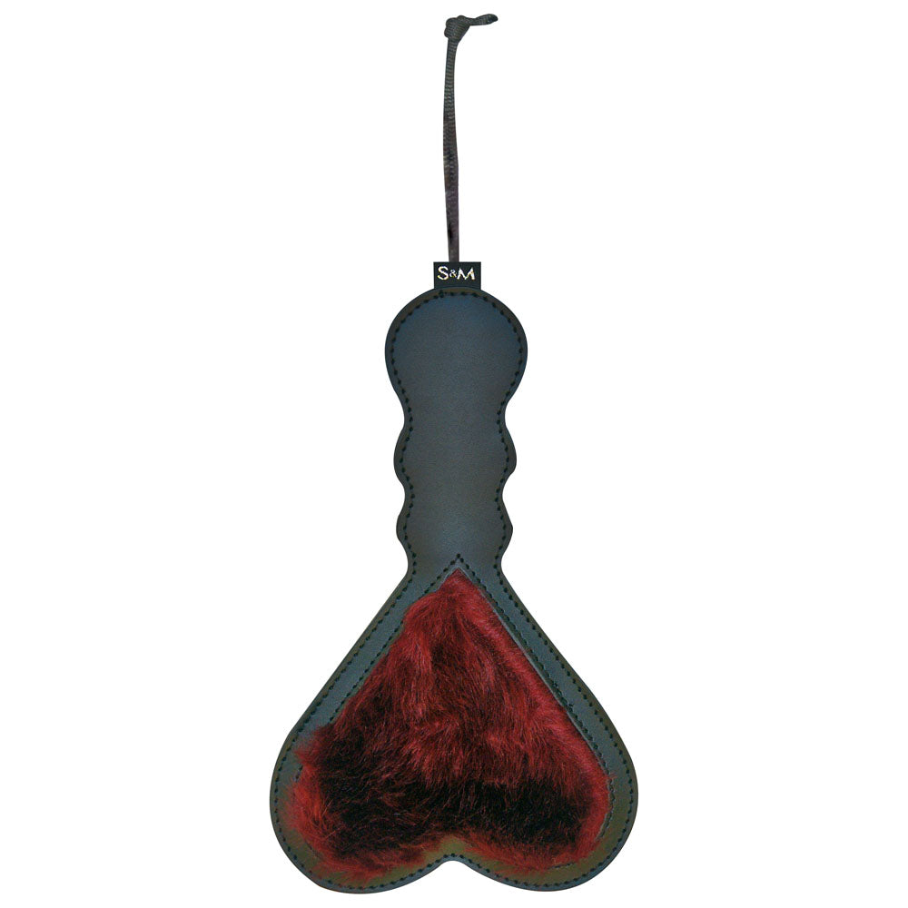 Sex & Mischief Enchanted Heart Paddle - Red/Black Paddle-SS09920