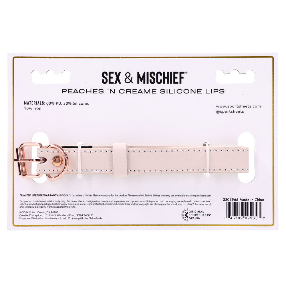 Sex & Mischief Peaches n CreaMe Silicone Lips-(ss09965)