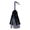 Sex & Mischief Cougar Faux Fur Flogger - Navy Blue/Black Furry Flogger Whip-SS09978