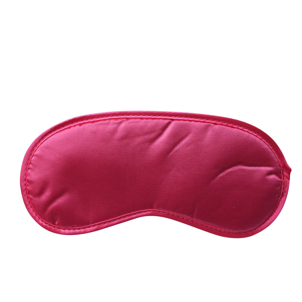 Sex & Mischief Satin Blindfold Hot Pink - Hot Pink Blindfold-SS10004