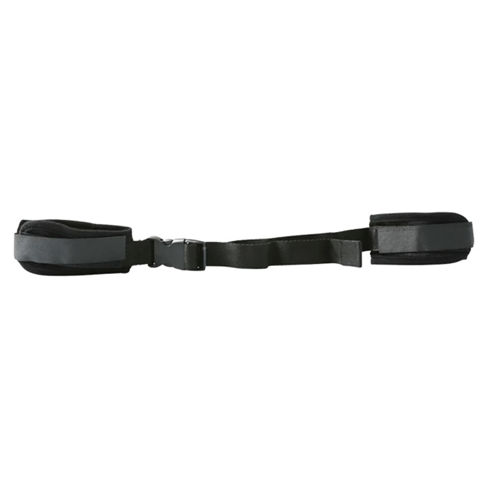 Sex & Mischief Adjustable Handcuffs - Black Restraints-SS10027