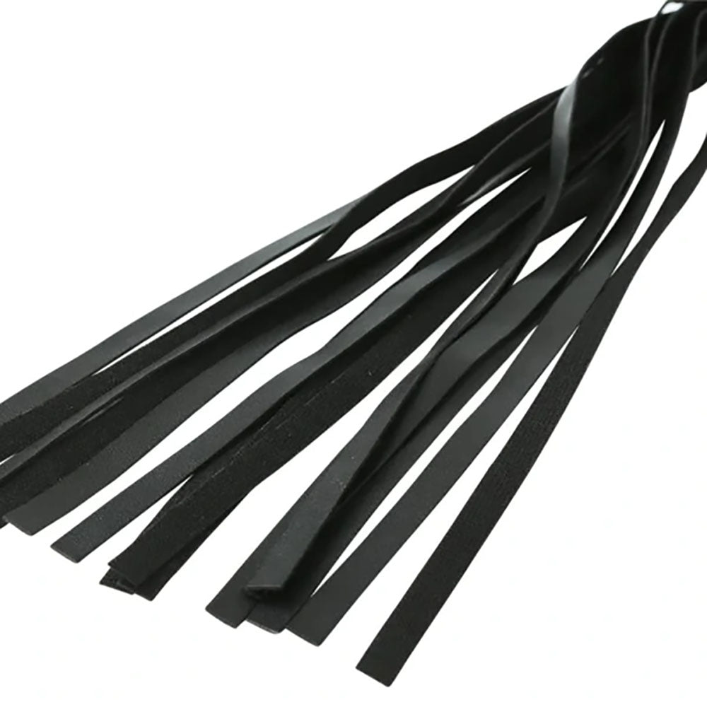 Sex & Mischief Mini Flogger - Black 53 cm Flogger Whip-SS10046