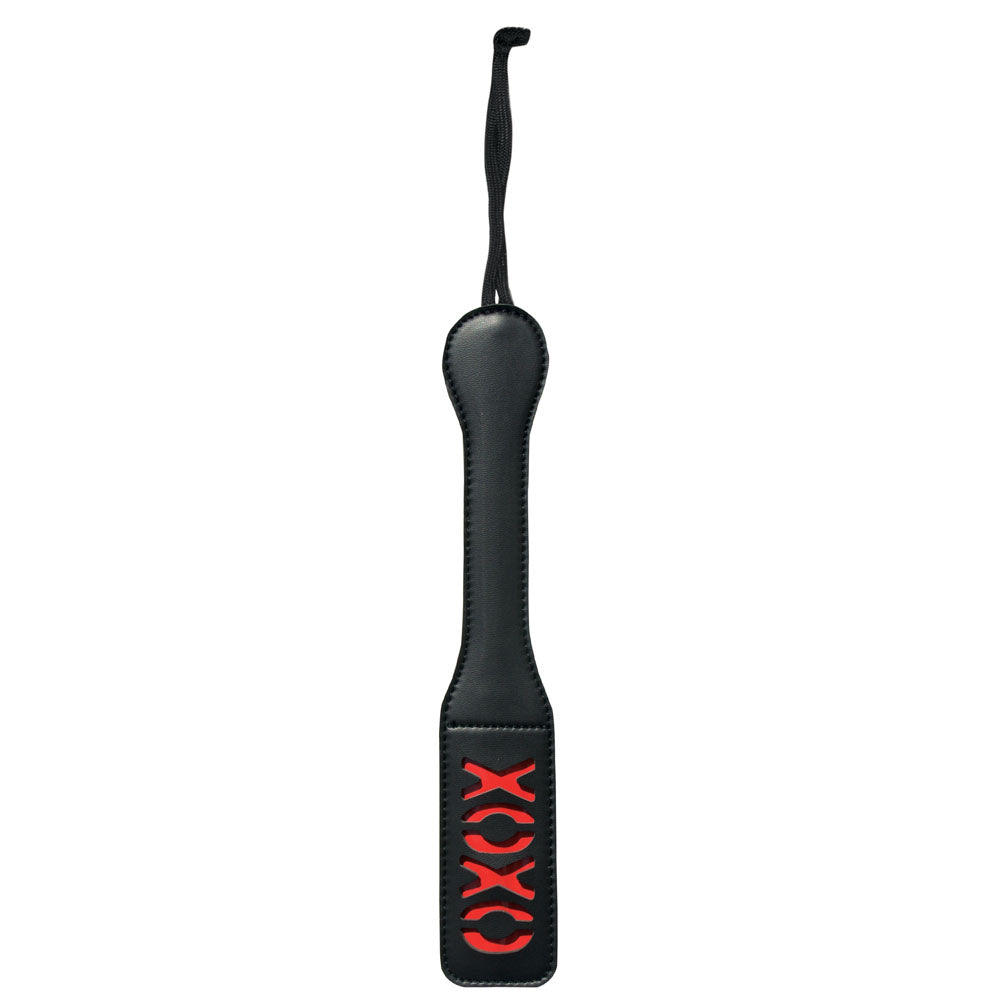 Sex & Mischief XOXO Paddle - Black - Black Paddle - SS10063