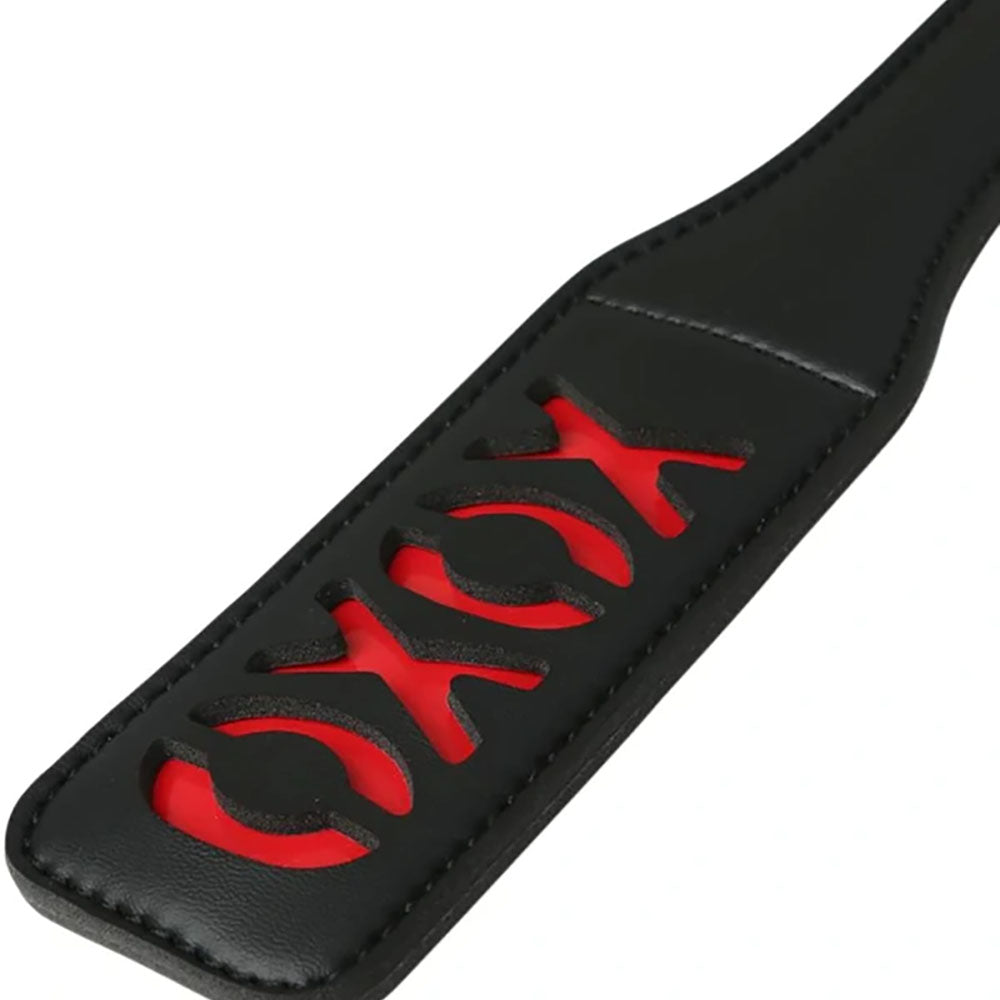 Sex & Mischief XOXO Paddle - Black - Black Paddle - SS10063