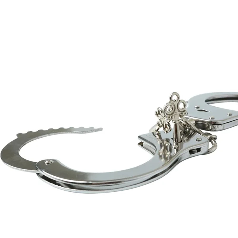 Sex & Mischief Metal Handcuffs - Metal Restraints-SS10078