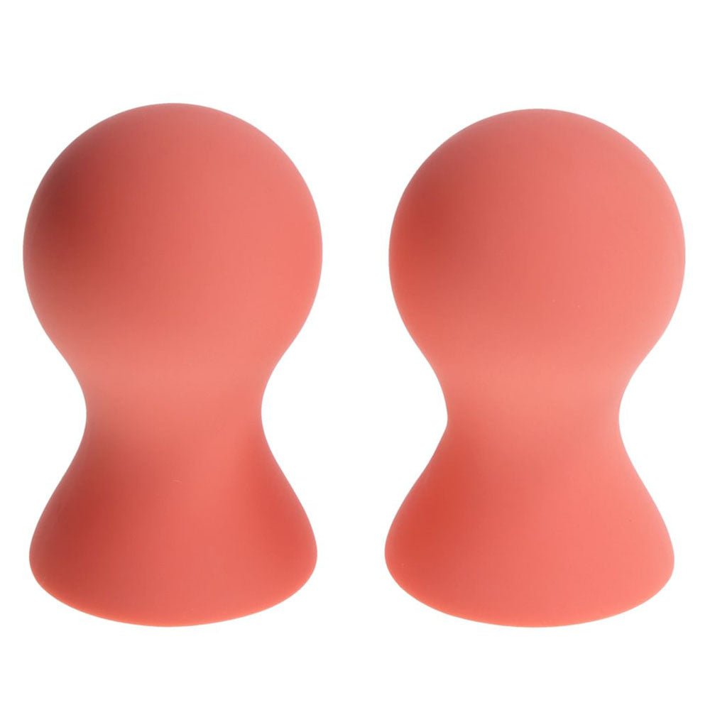 Sex & Mischief Peaches n CreaMe Silicone Nipple Suckers - Peach Nipple Suckers - Set of 2-SS10212