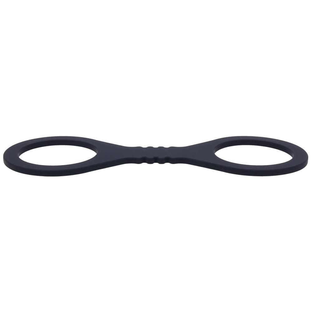 Sex & Mischief Shadow Small Silicone Cuffs - Black Small Restraints - SS10227