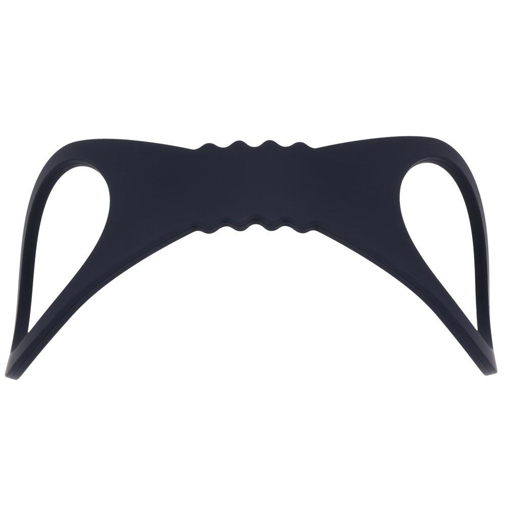 Sex & Mischief Shadow Large Silicone Cuffs - Black Large Restraints - SS10228